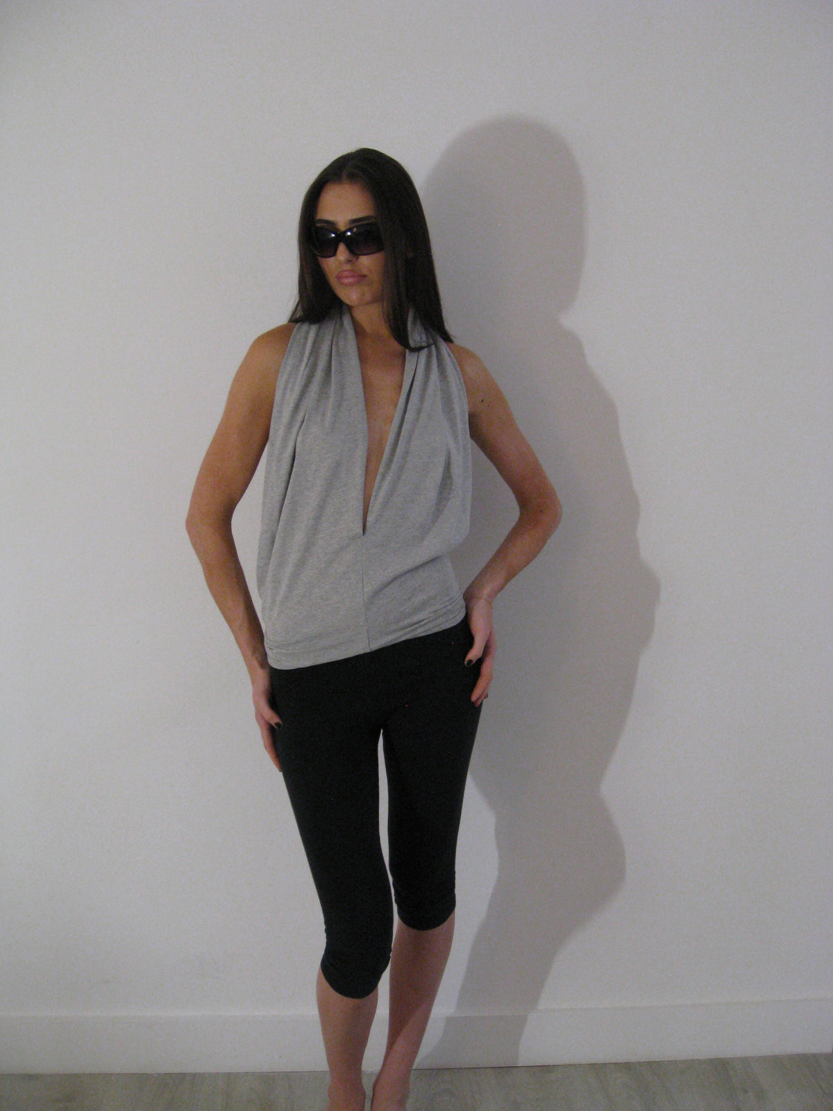 Grey Multi Top