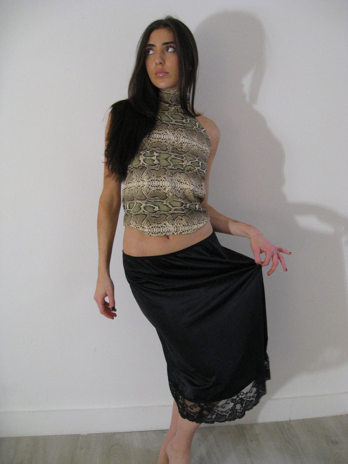 Light Viper High Neck Top