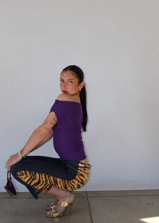 Purple Haze Off Shoulder Top