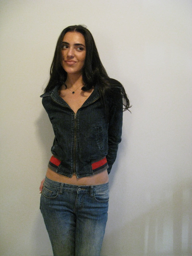 Denim Bomber Jacket
