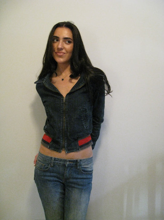 Denim Bomber Jacket