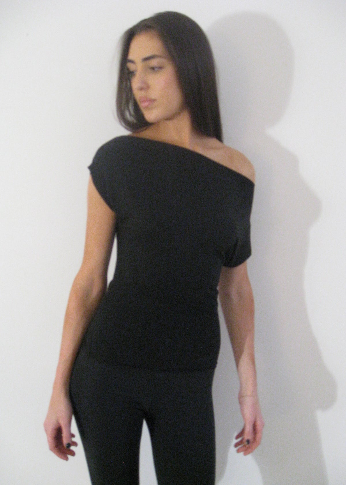 Midnight Off Shoulder Top