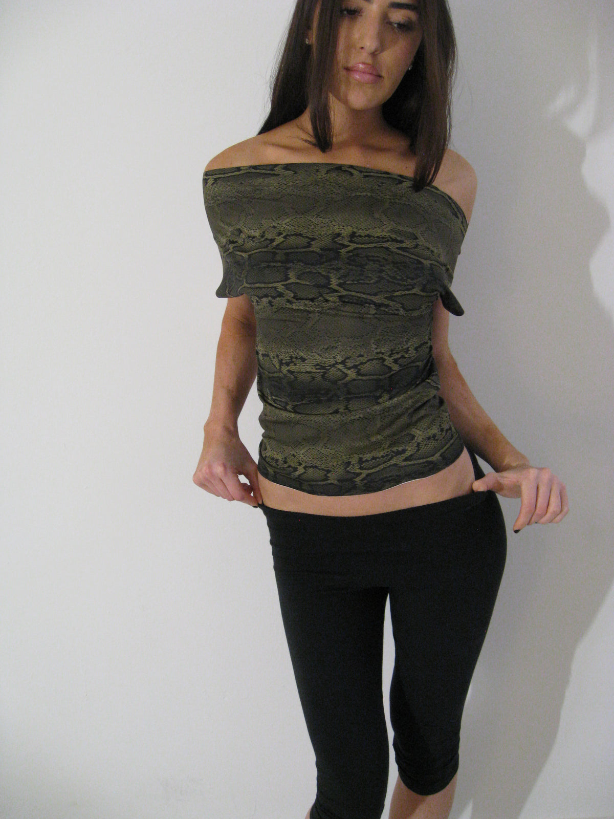 Dark Viper Off Shoulder Top