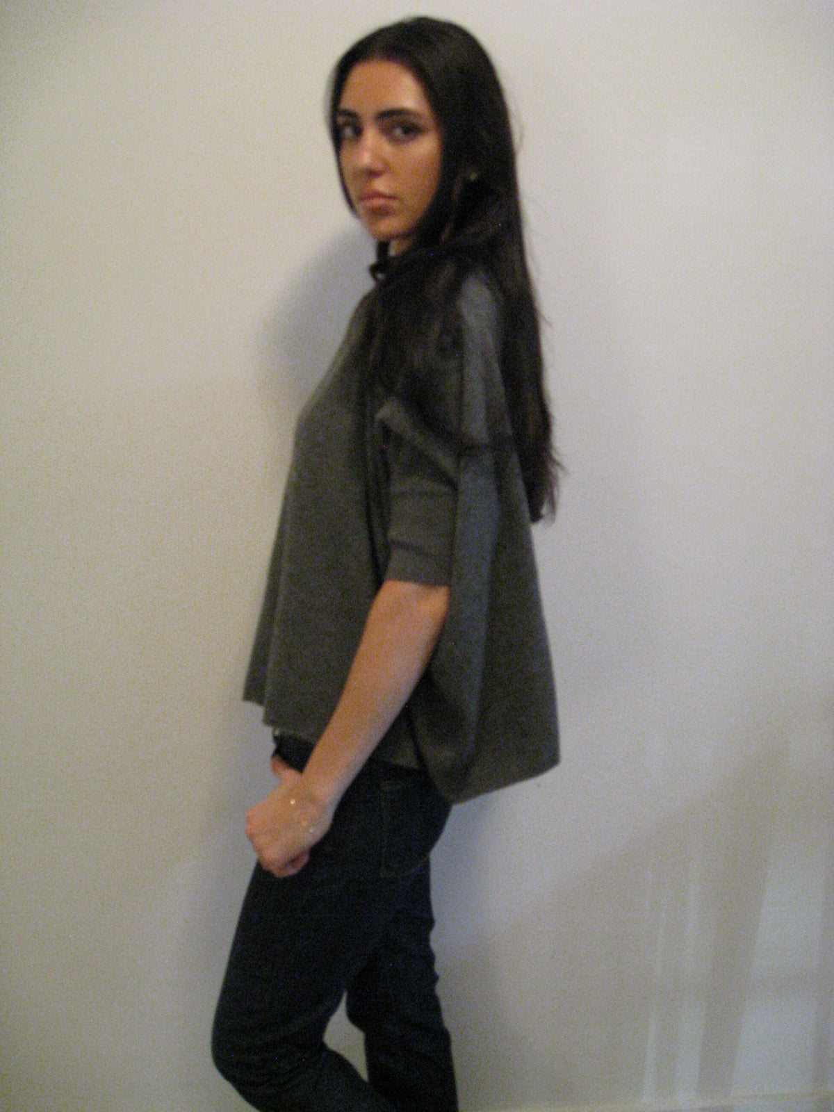 Grey Vince Poncho