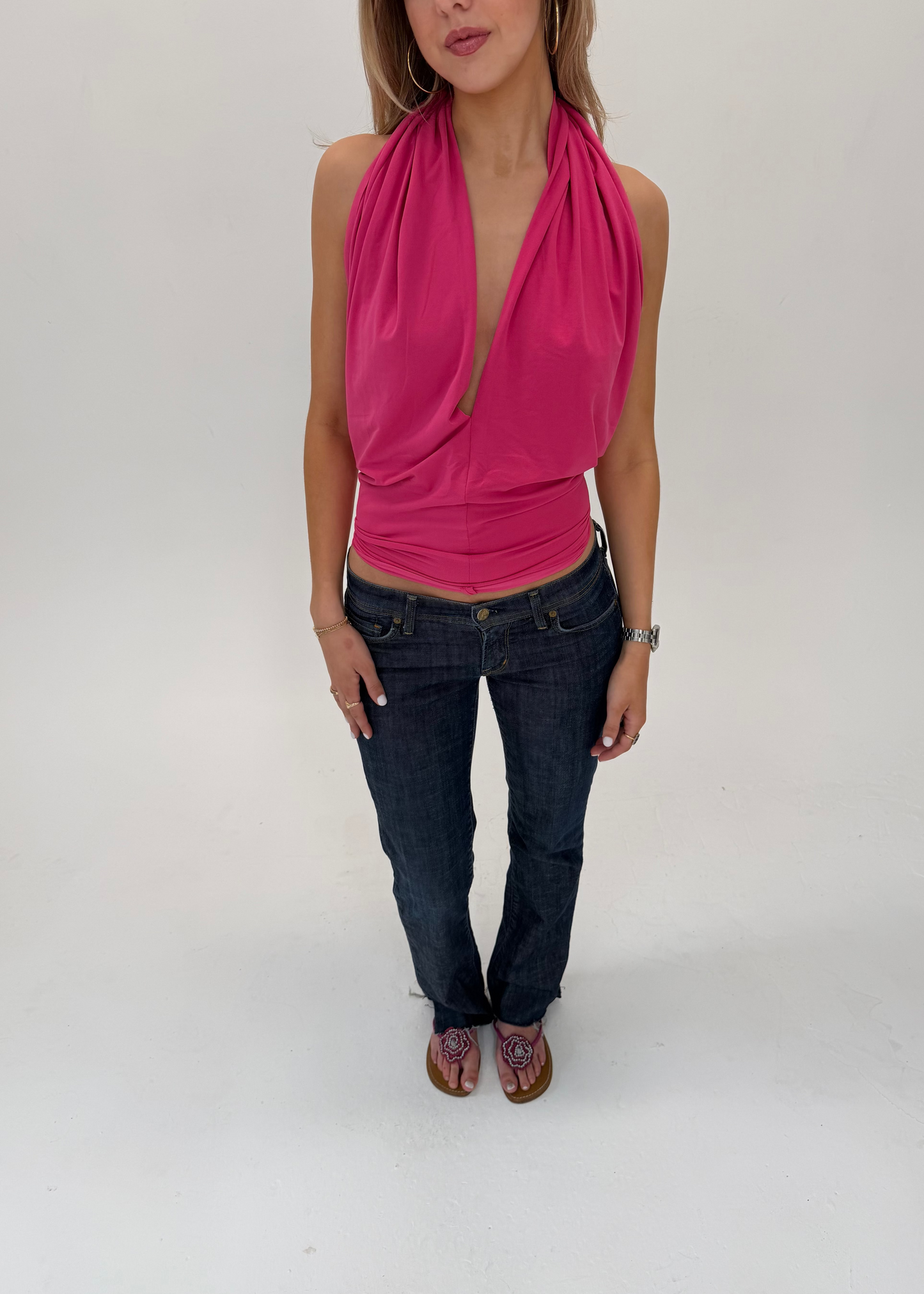 Hot Pink Multi Top