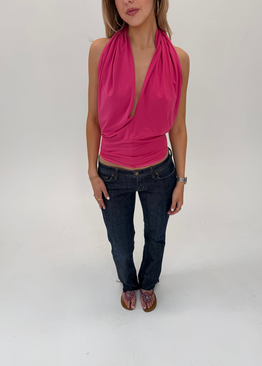 Hot Pink Multi Top