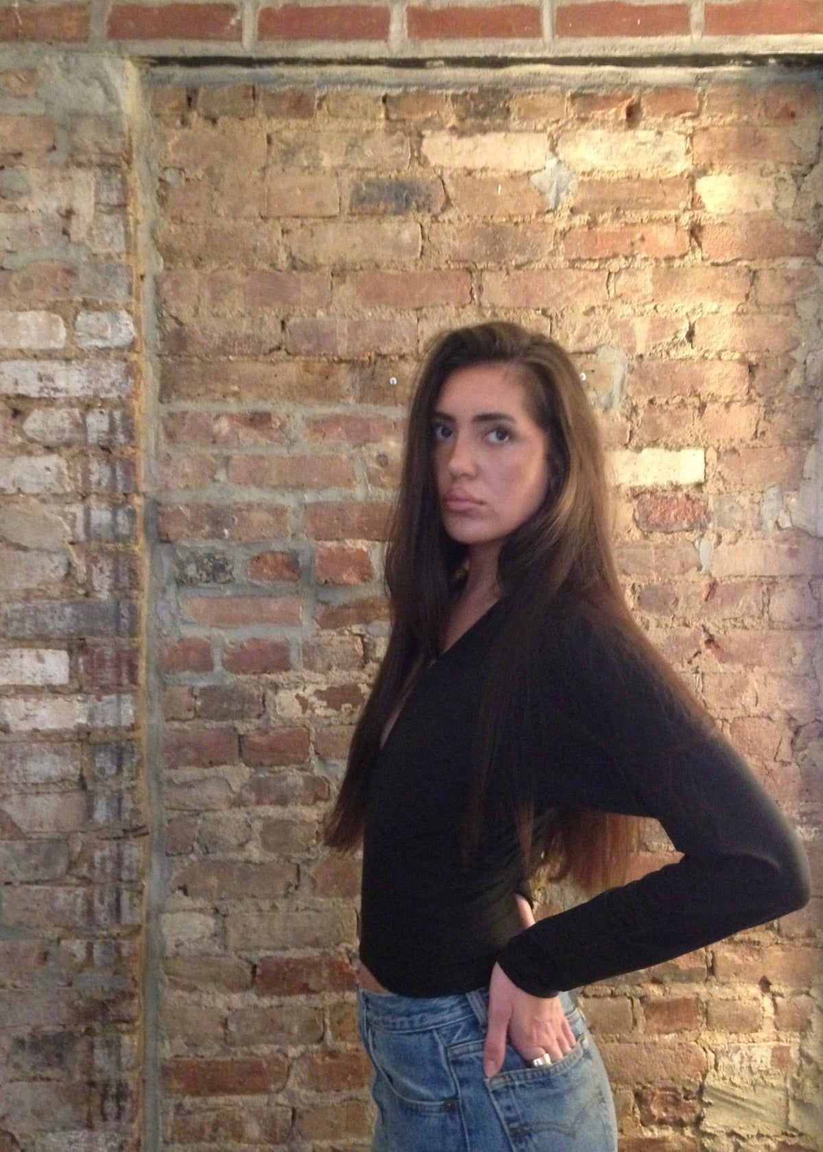 Midnight Soft Plunge Top