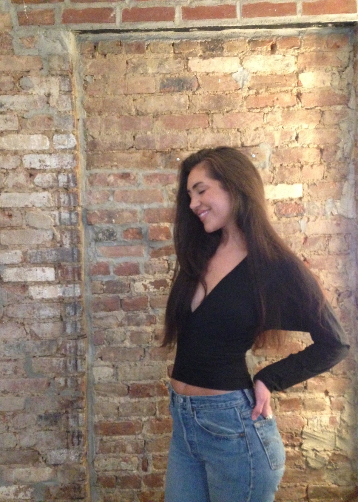 Midnight Soft Plunge Top