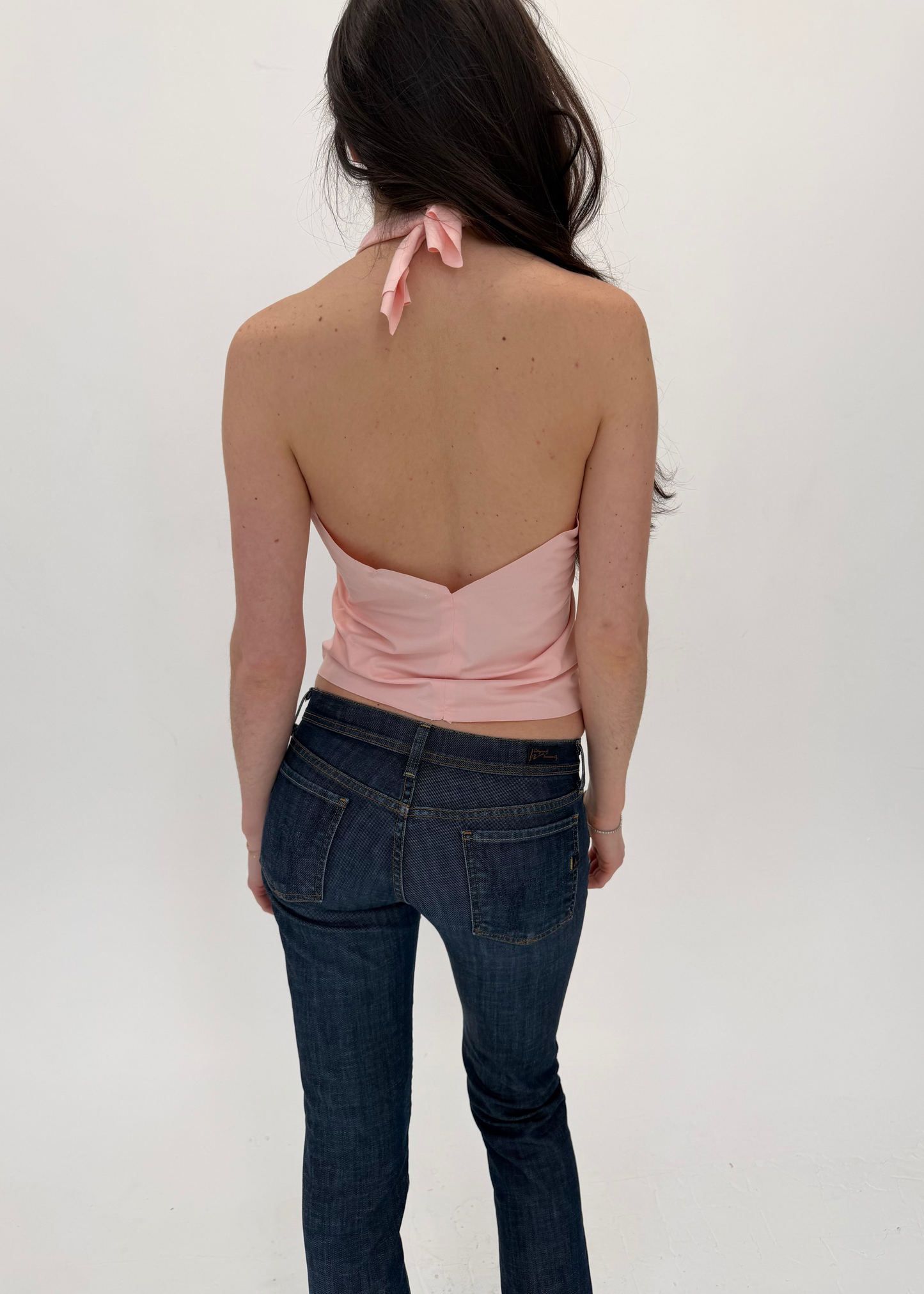 Ballet Pink High Neck Top