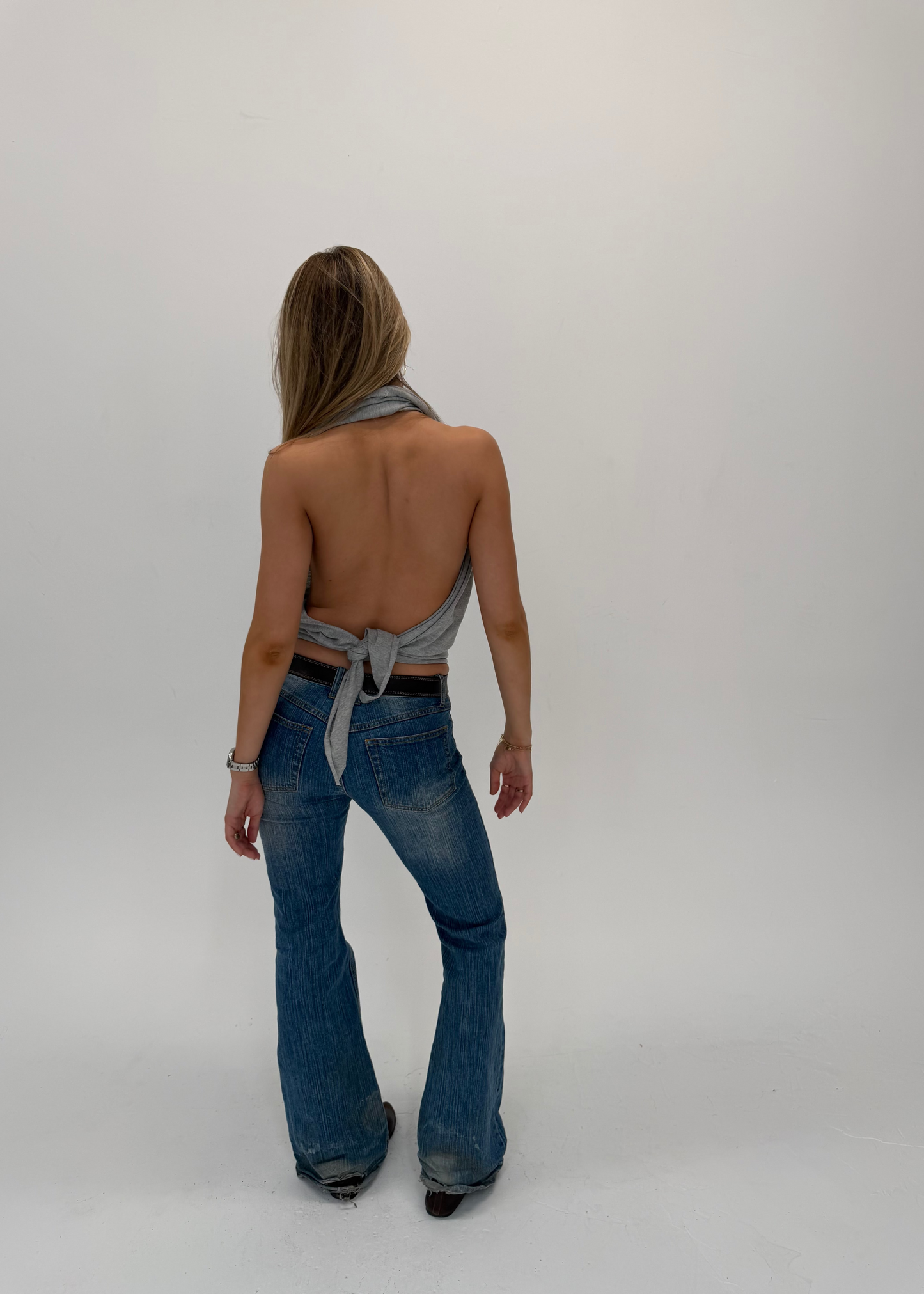 Grey Multi Top