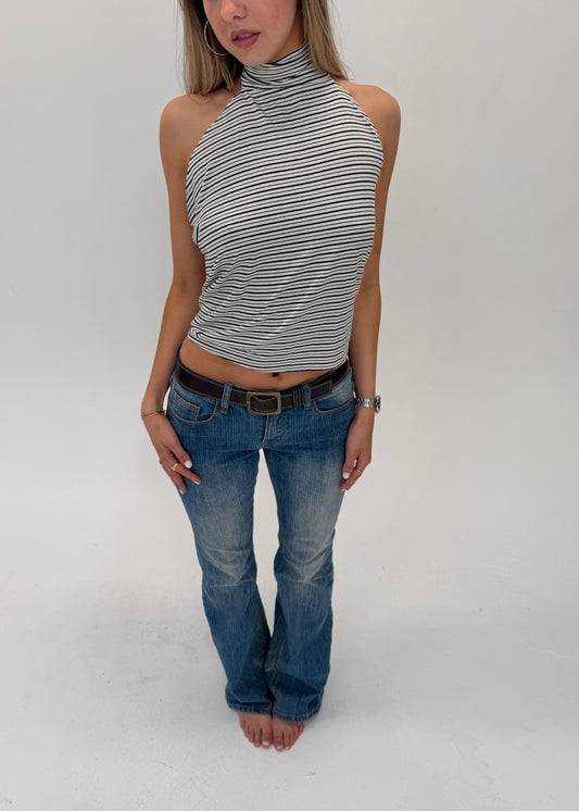 Downtown Lines High Neck Top