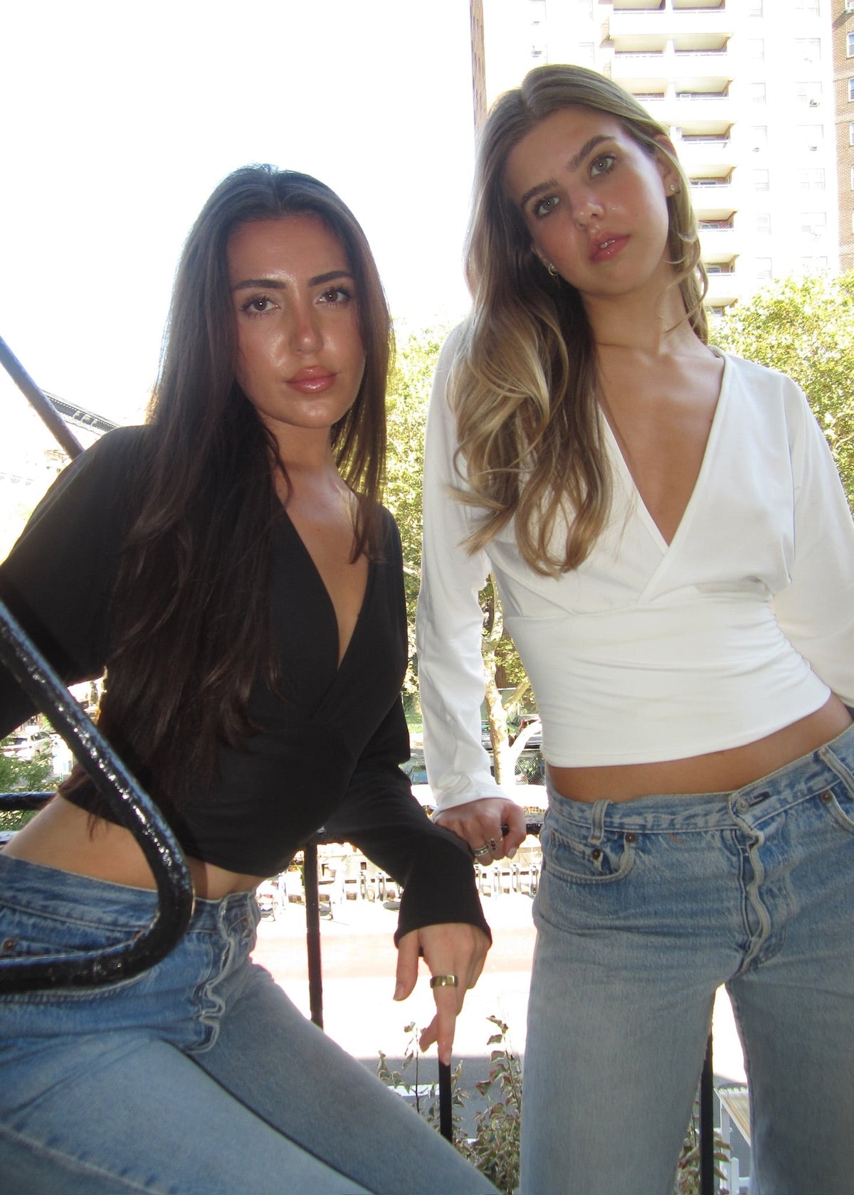 Midnight Soft Plunge Top
