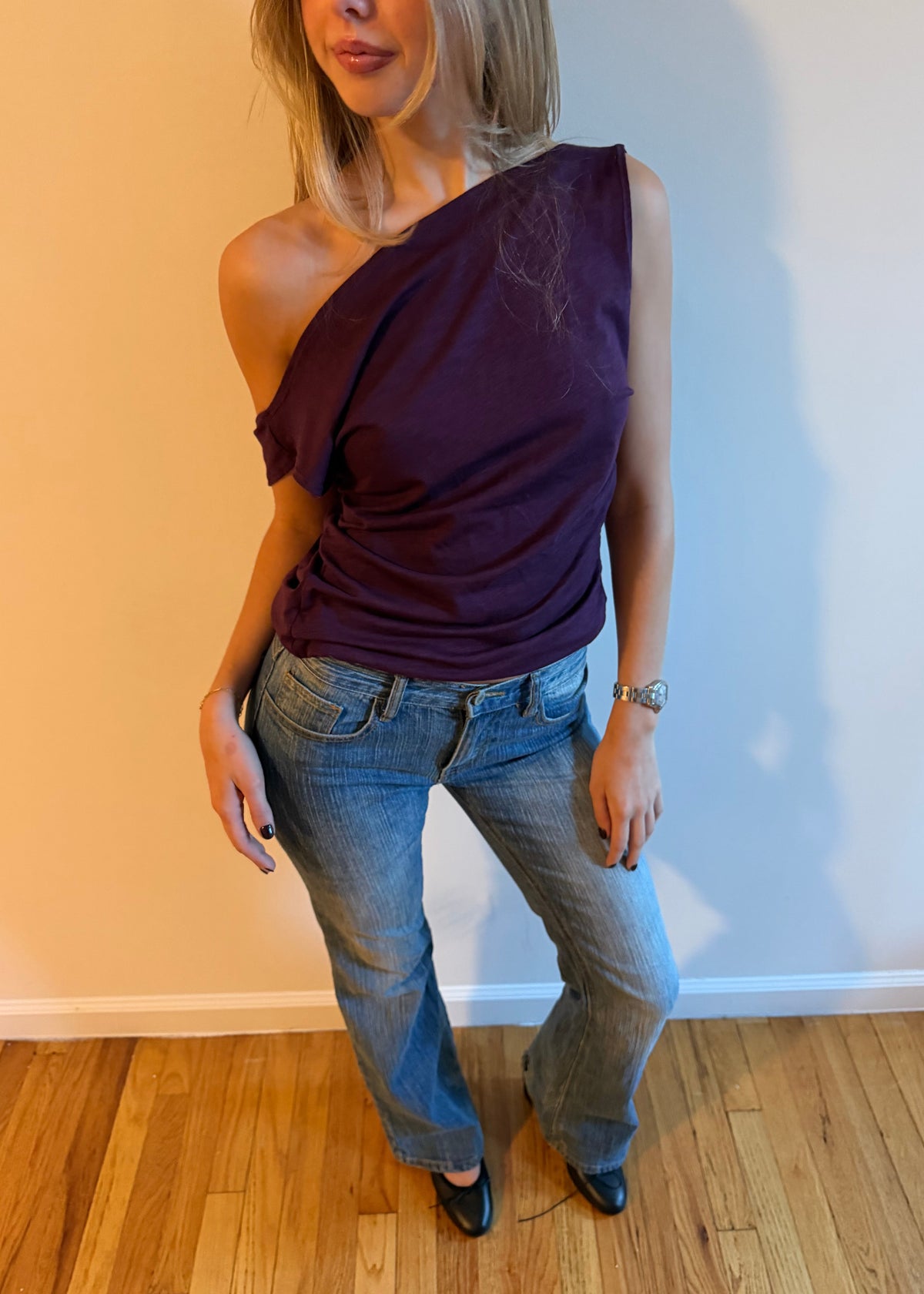 Plum Twist Top