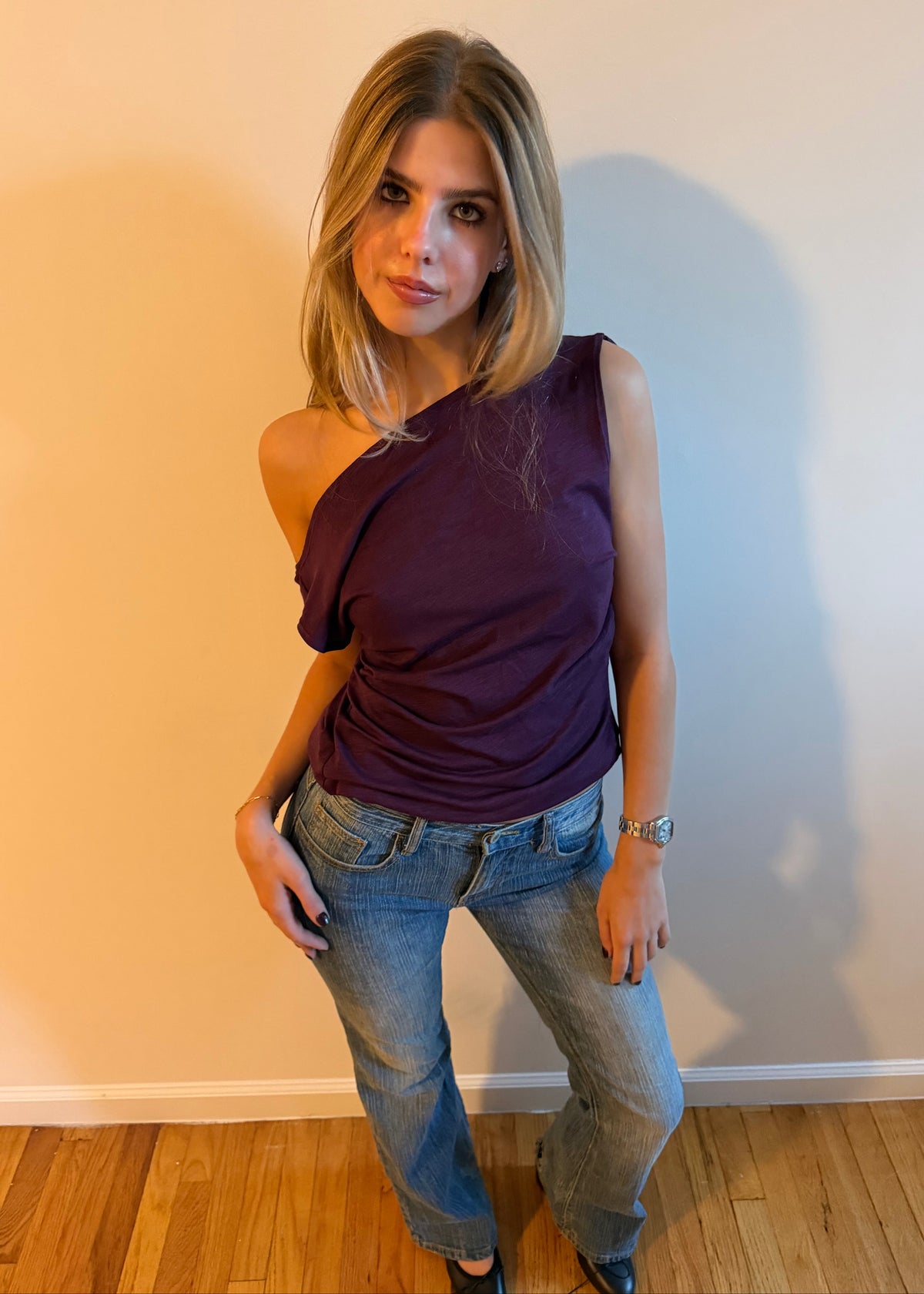 Plum Twist Top